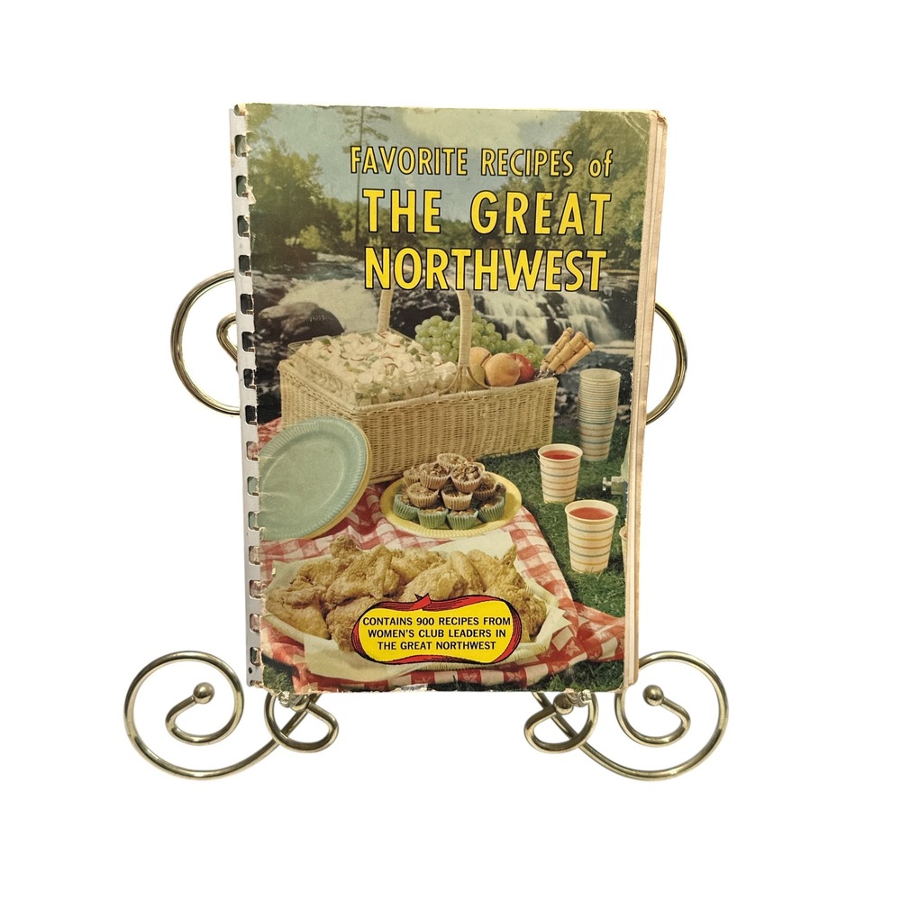 Vintage Favorite Recipes of the Great Northwest Spiral Cookbook 900 Recipes PNW